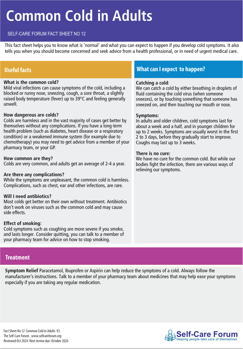 Fact sheet 12